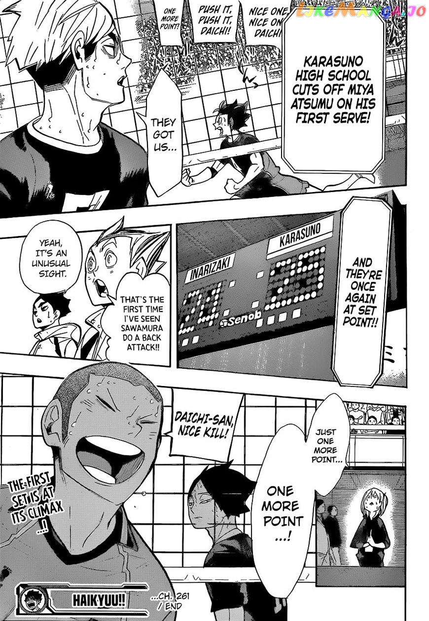 Haikyuu!!, Chapter 261 image 17